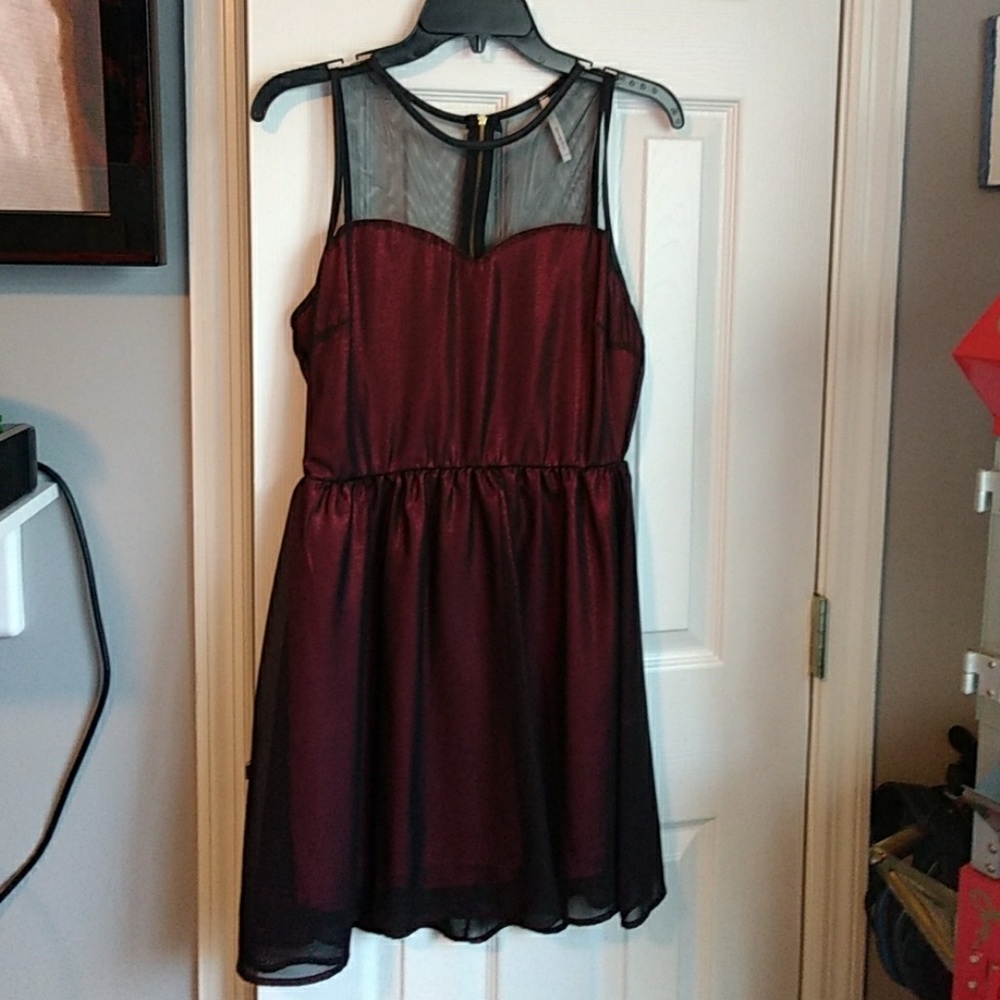 Mesh/red Boutique Dress